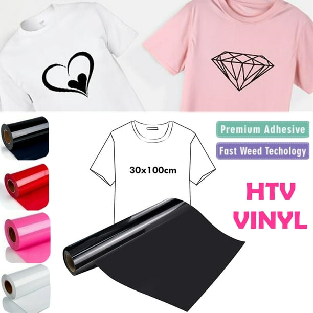 T-Shirt Flex HTV Vinyl for Garment Clothing Red Glitter Heat Press Transfer Film